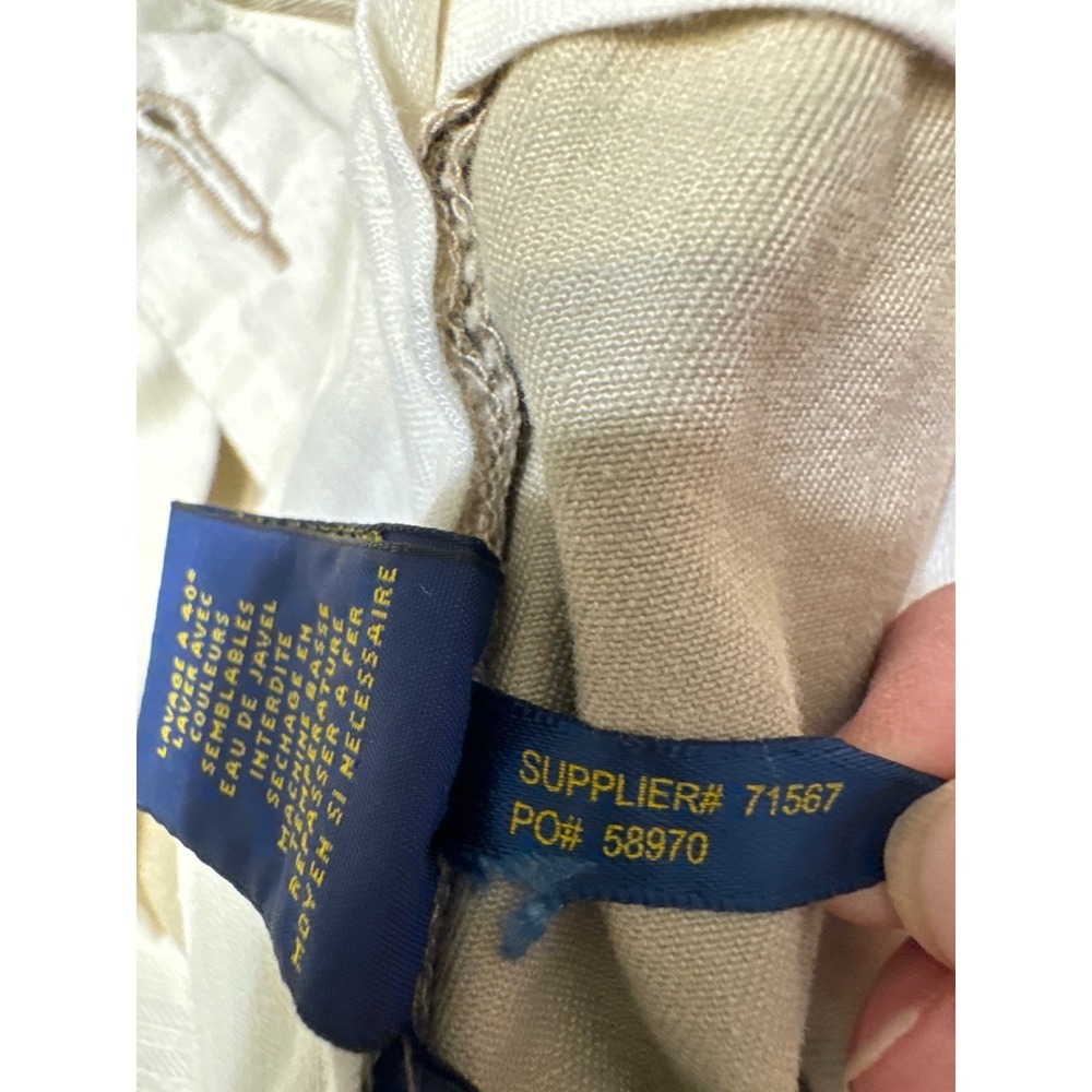 Polo Ralph Lauren Mens Khaki Pants‎ Chinos Casual Cotton Blend Trousers - Picture 6 of 9